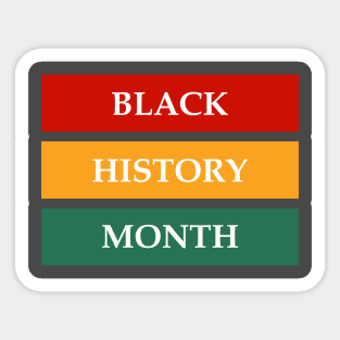 Black History Month Sticker